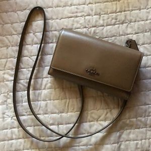 Brown coach crossbody